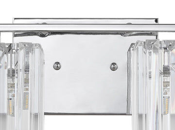 Coco Prism Vintage Metal/Glass Classic Glam LED Vanity Light